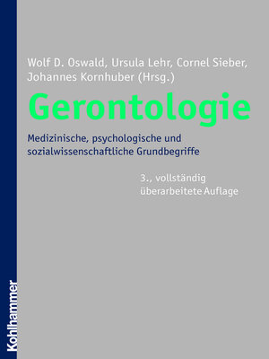cover image of Gerontologie